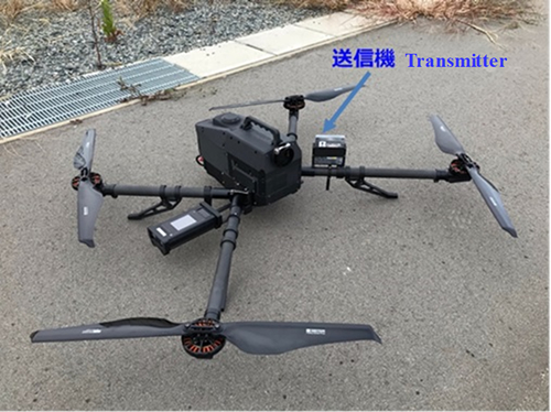 Figure 2 Unmanned aircraft with remote ID module